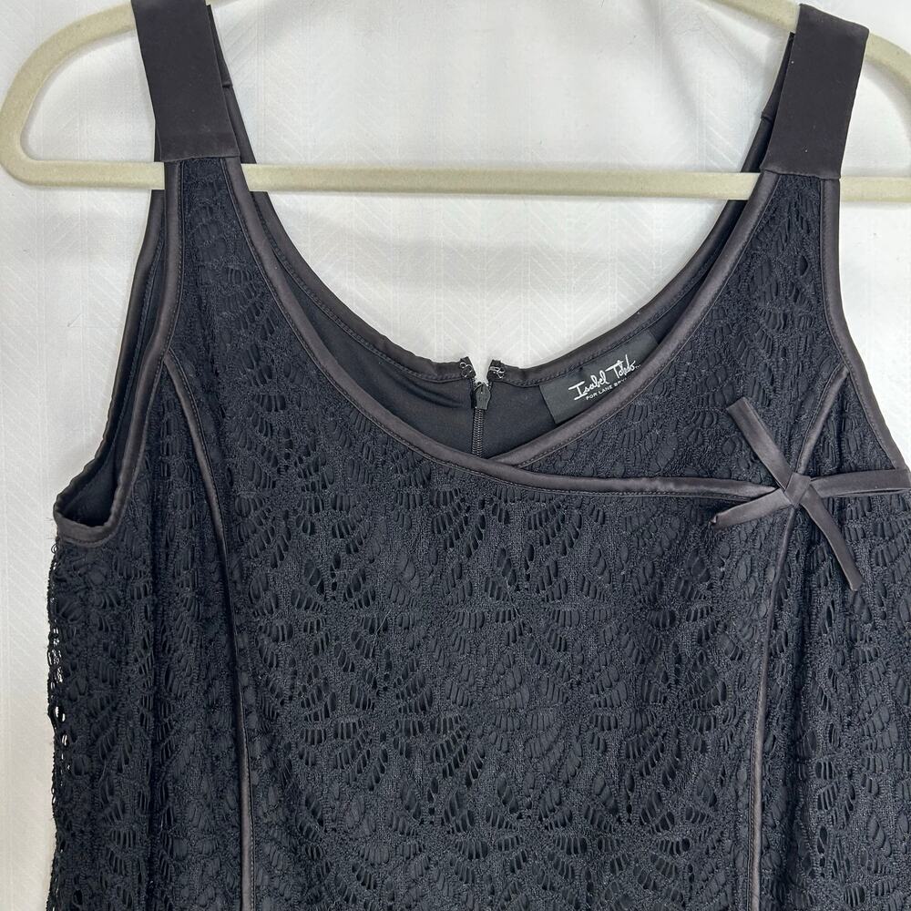 Isabella Toledo for Lane Bryant black lace dress sleeveless 16